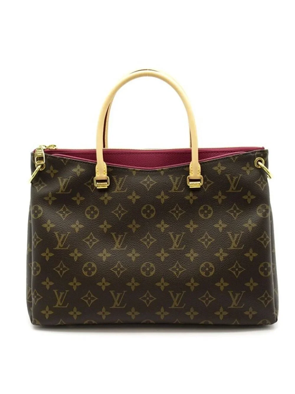 Louis Vuitton Pallas Monogram Shoulder Bag Aurore